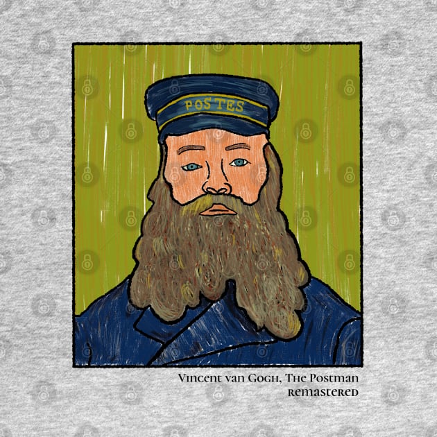 Vincent van Gogh The Postman Classical Art Memes by Wo:oM Atelier